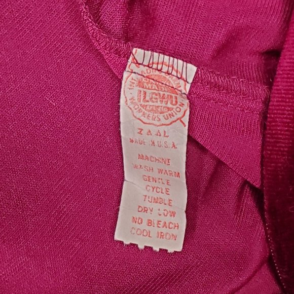 VINTAGE Lisanne 60s 70a Mini Velour Dress Wine Burgandy - Picture 6 of 16